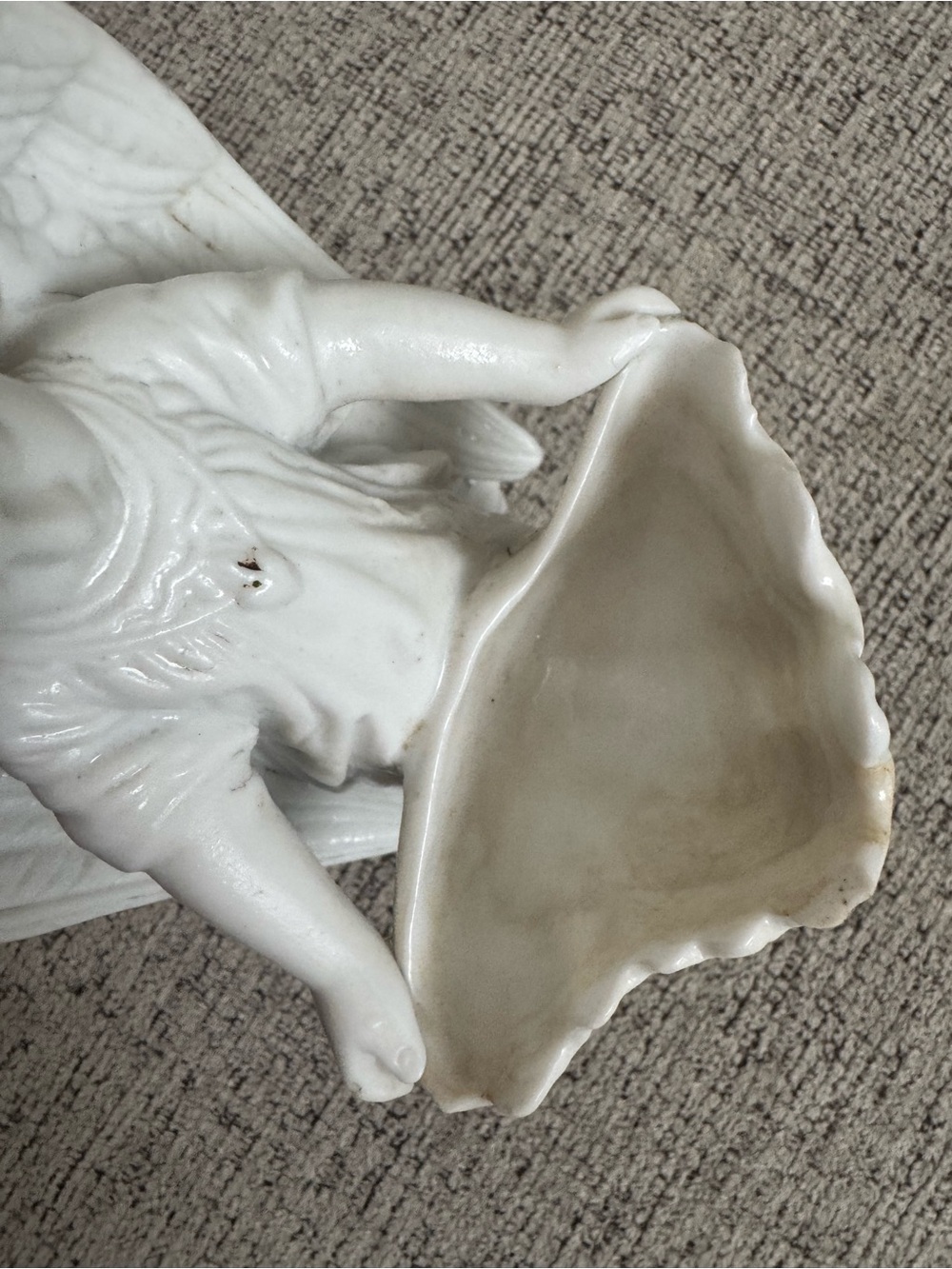 Antique Porcelain Angel - Picture 6 of 9